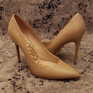 Sam Edelman Danna Soft Beige Matte Leather Pumps 13